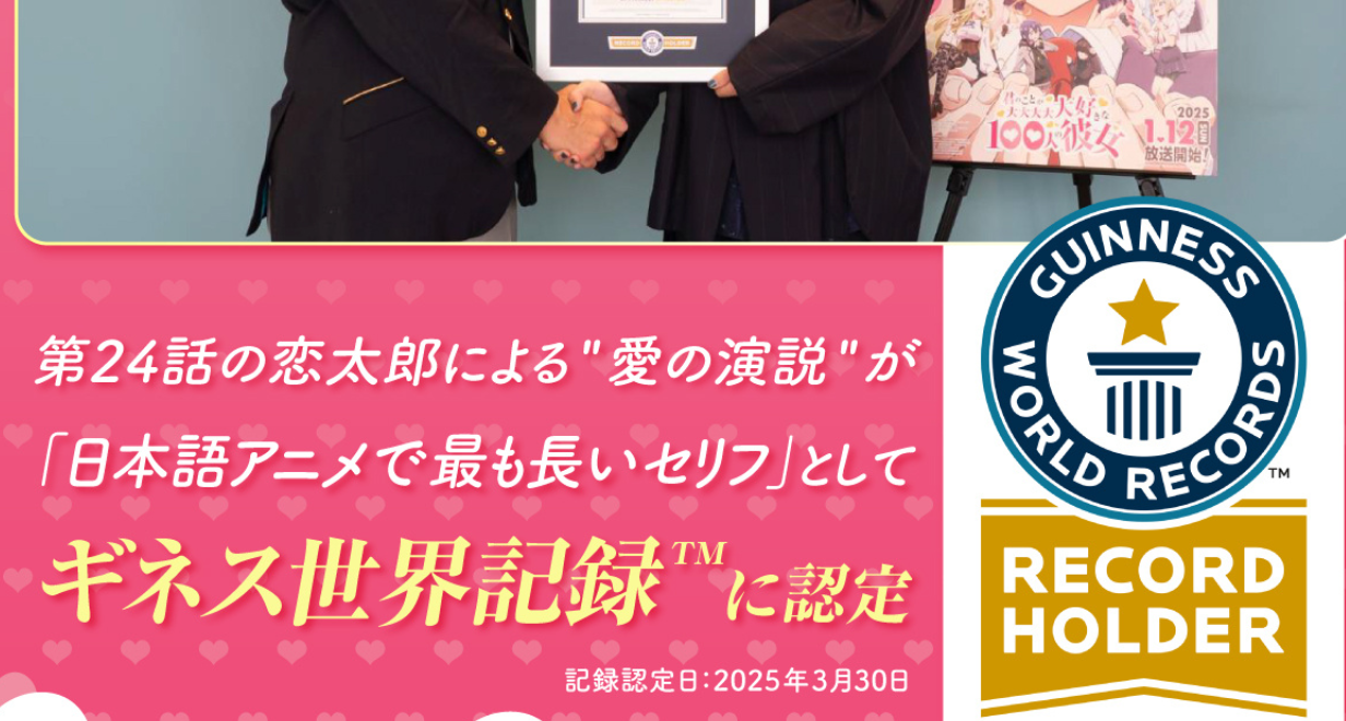 日本動漫憑藉長達7,453字的