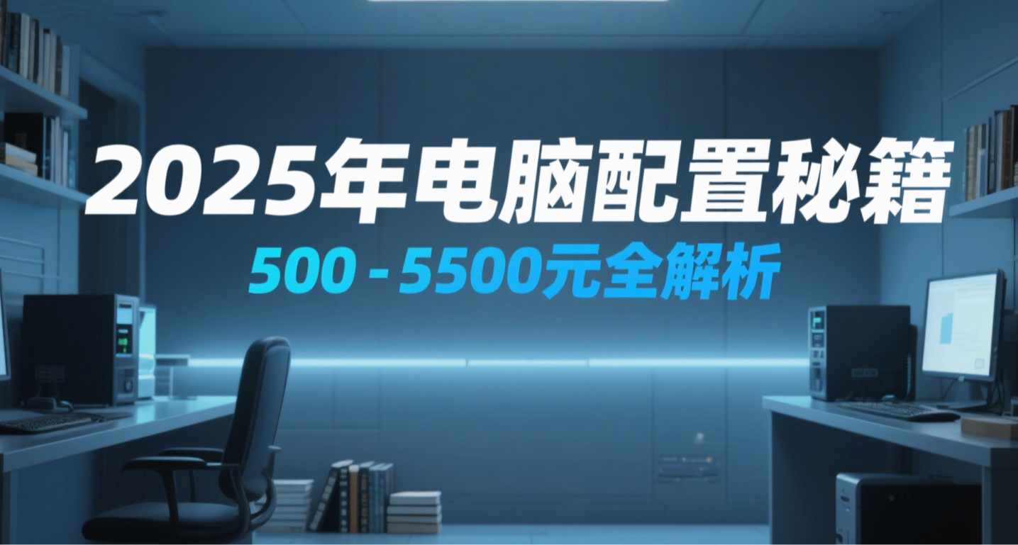 【2025年7月】500-5500元電腦配置全攻略：滿足日常辦公影音娛樂