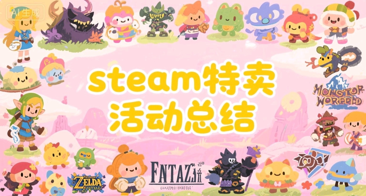 Steam2025年全年官方特賣及遊戲節日期彙總
