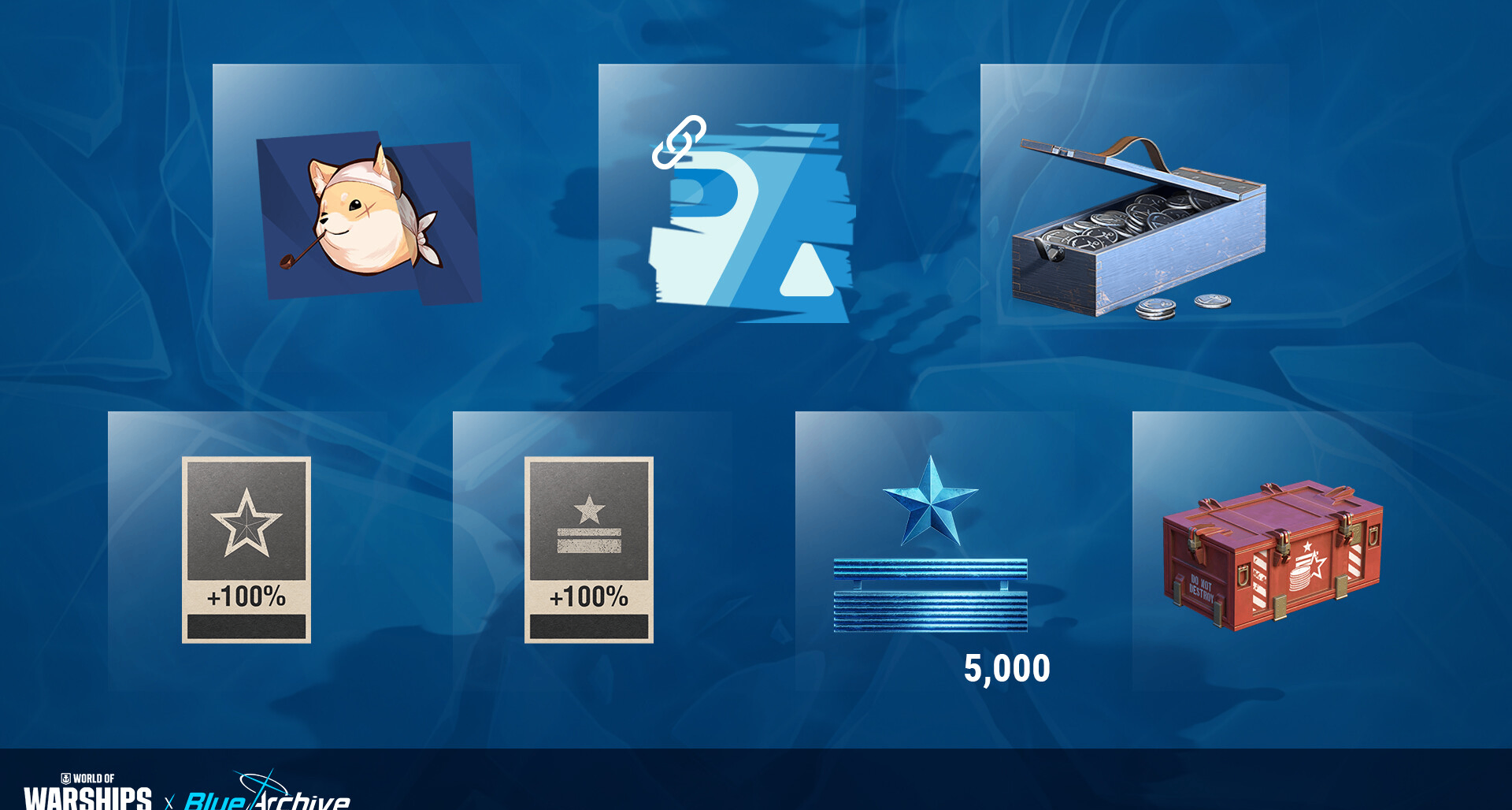 Steam限時領取《戰艦世界》 x 《蔚藍檔案》柴師傅的拉麪任務DLC