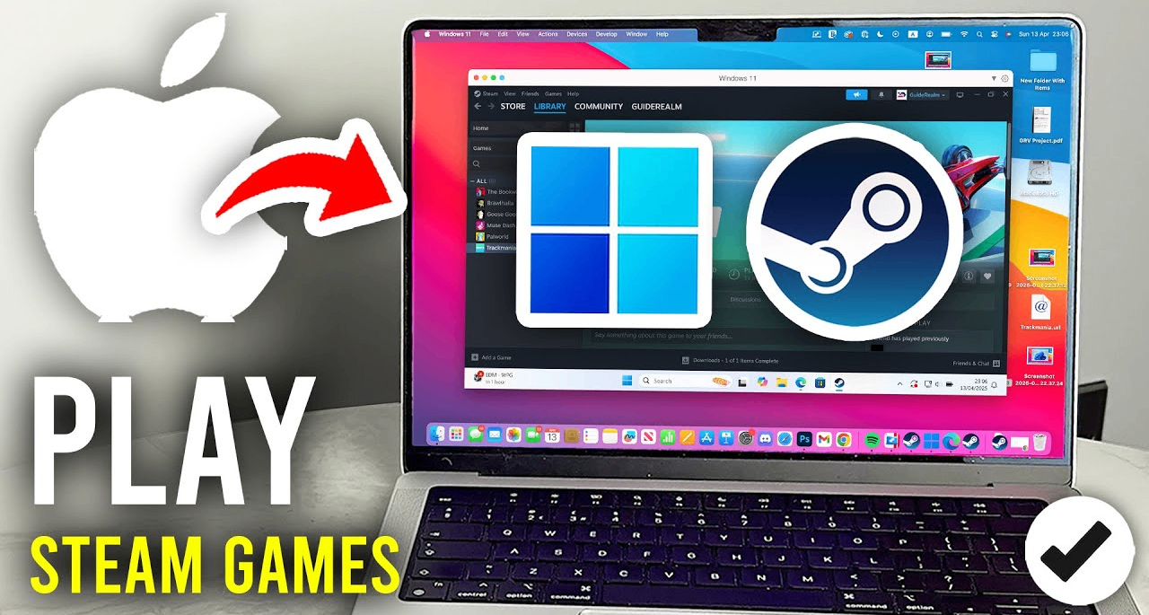 在Macbook上使用Windows版本的Steam？全程免費讓你在mac系統暢玩