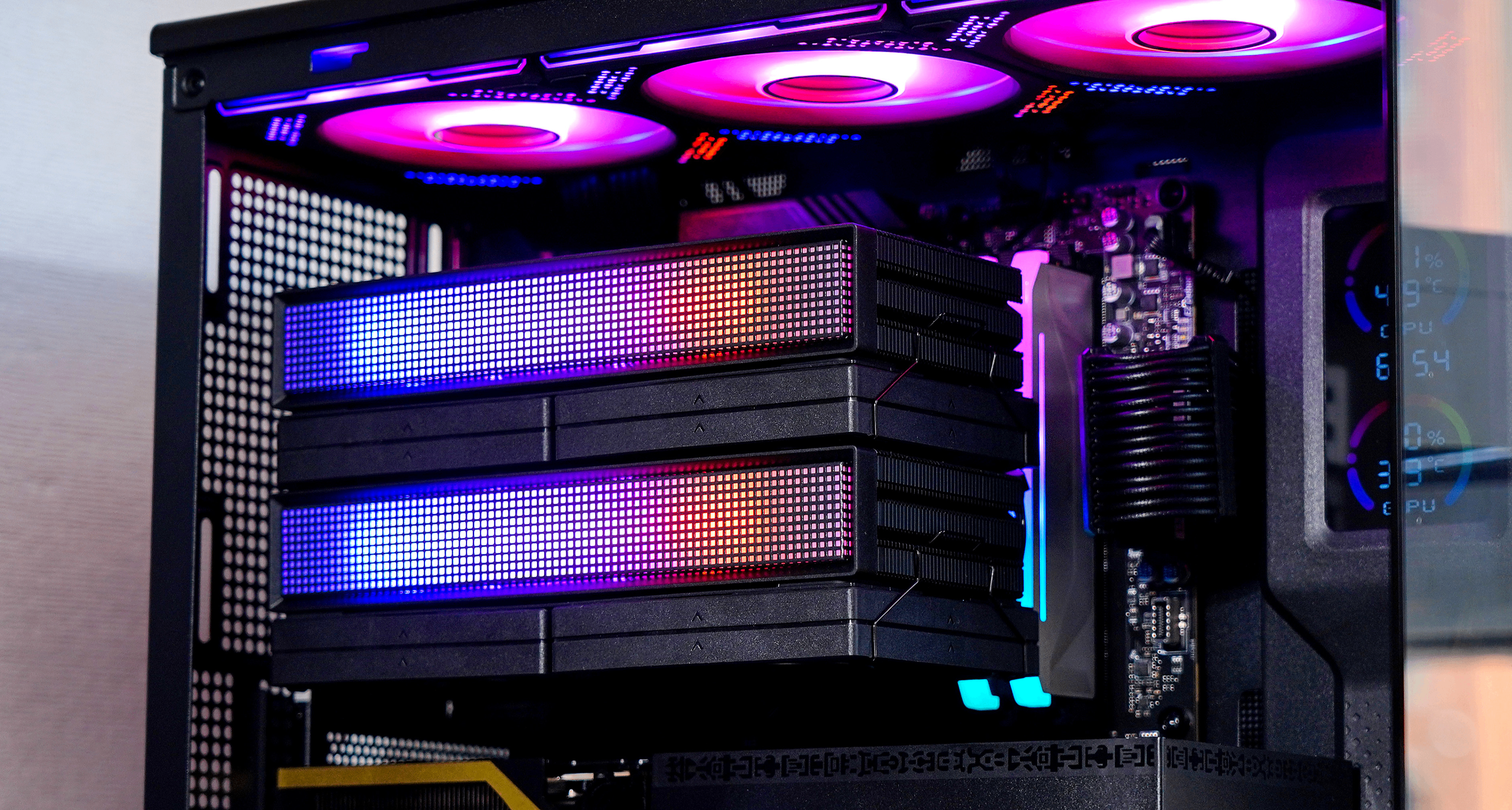 风冷双塔散热器也有“奇异种”，四风扇的九鲨JF15K使用分享