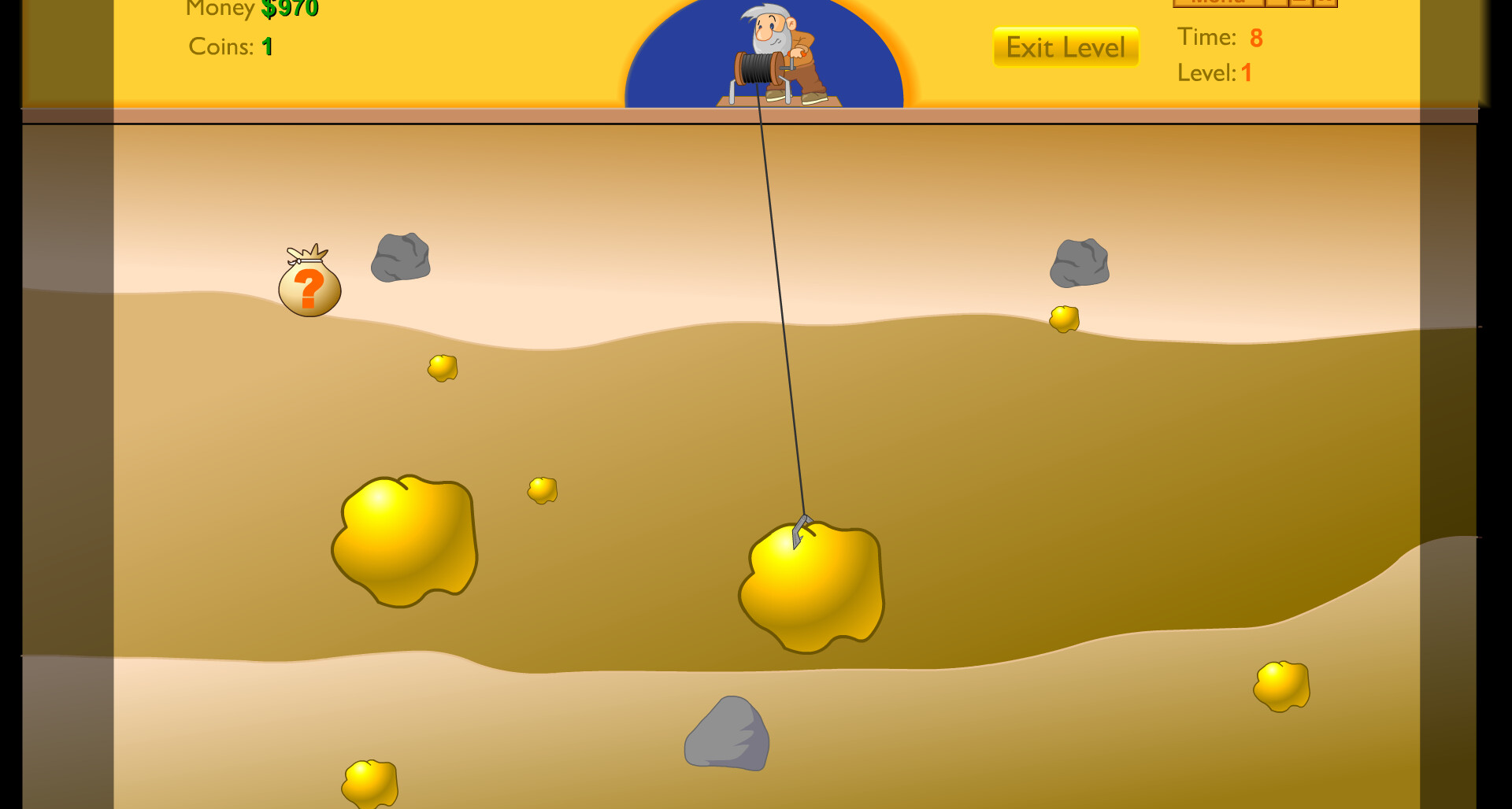 童年回忆来了——《黄金矿工:经典版》现已在Steam上线