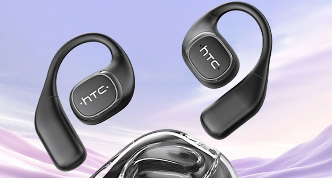 HTC 重返消費音頻領域？京東上架 239 元帶屏開放式藍牙耳機 NE7