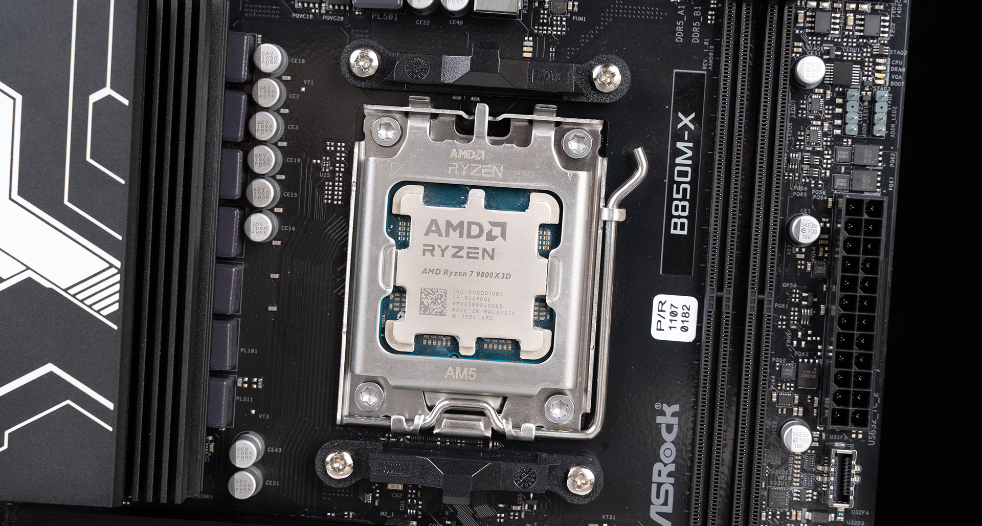 性價比妖板超頻指南：華擎B850M-X+9800X3D達成8200C36 48GB！