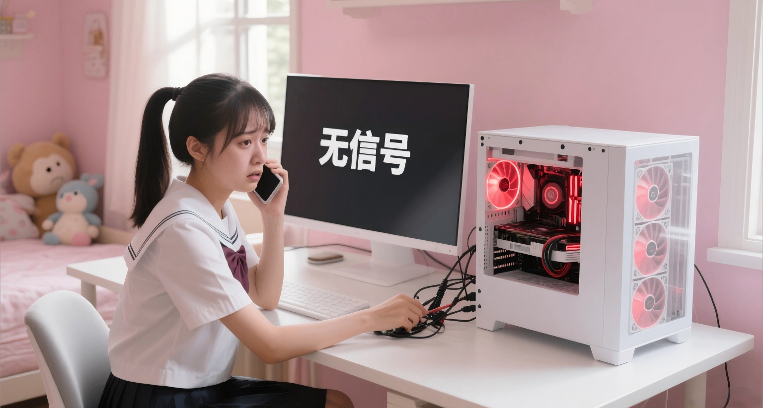 美滋滋賣給日本女孩電腦，結果又點不亮...
