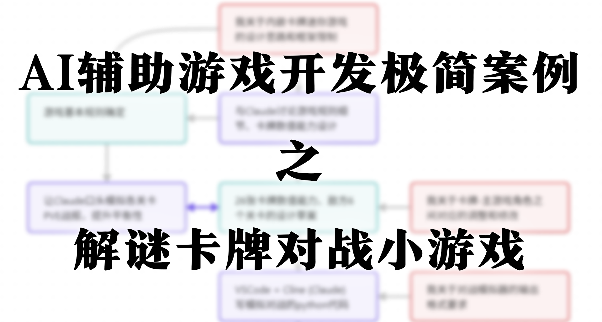 AI輔助遊戲開發極簡案例：一個解謎卡牌對戰小遊戲