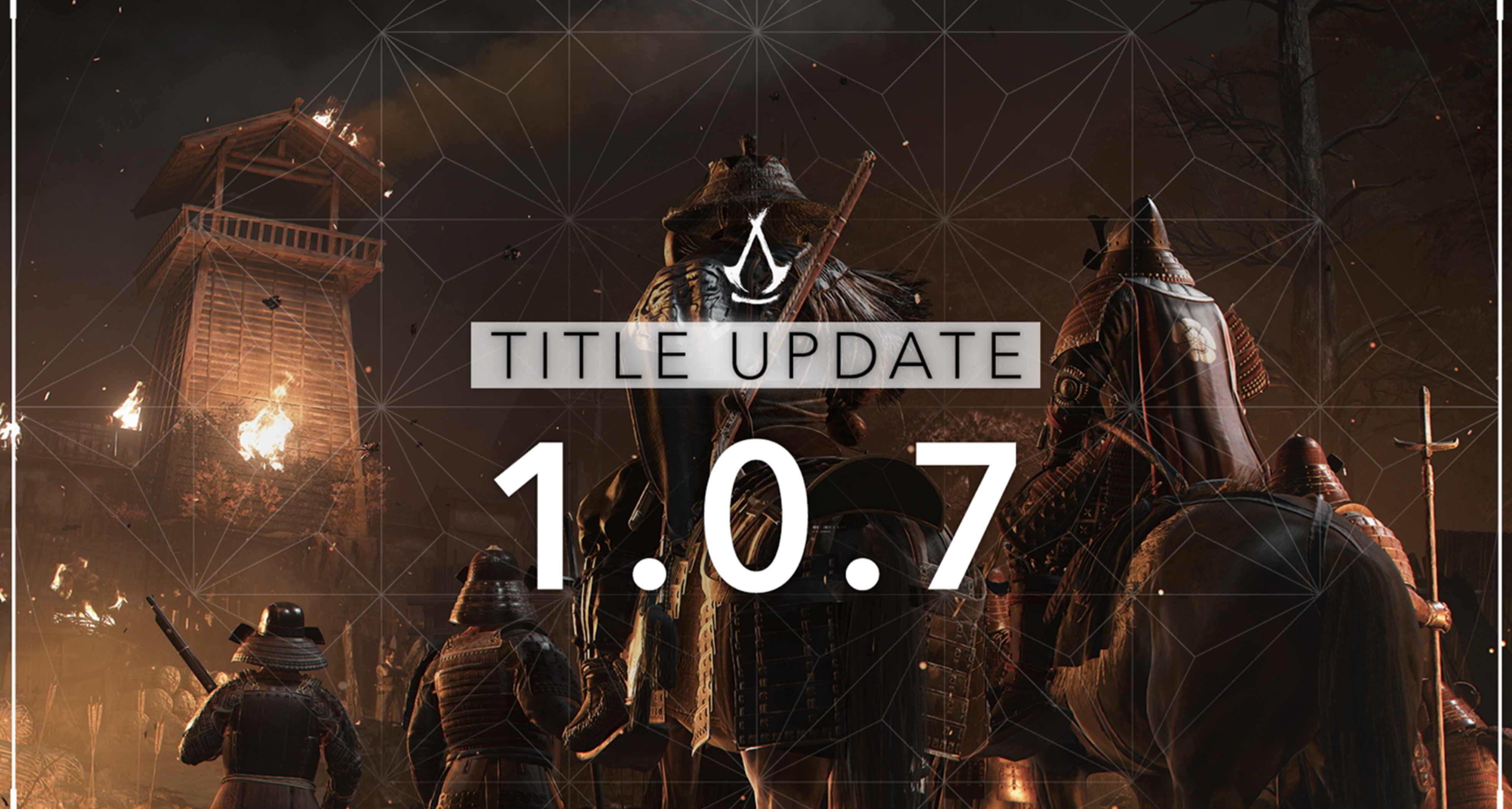 《刺客信条：影》1.0.7版本更新 — 补丁日志