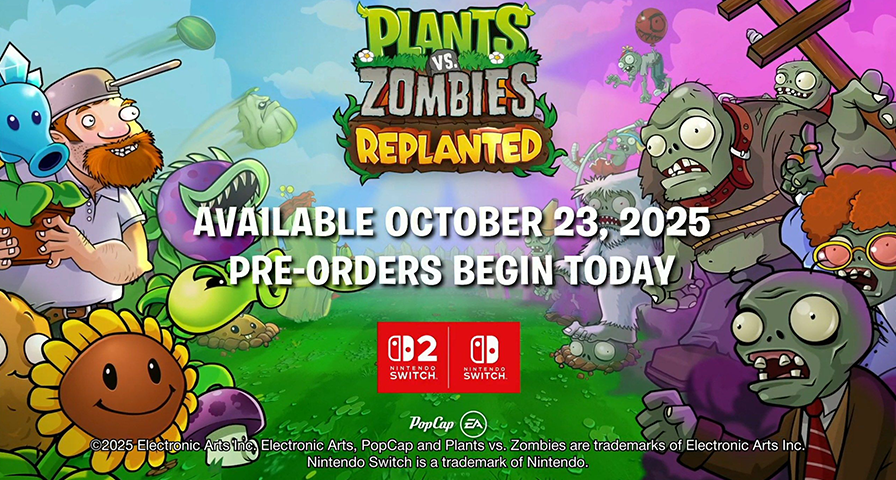 《植物大戰殭屍：Replanted》正式公佈！遊戲將於10月23日發售