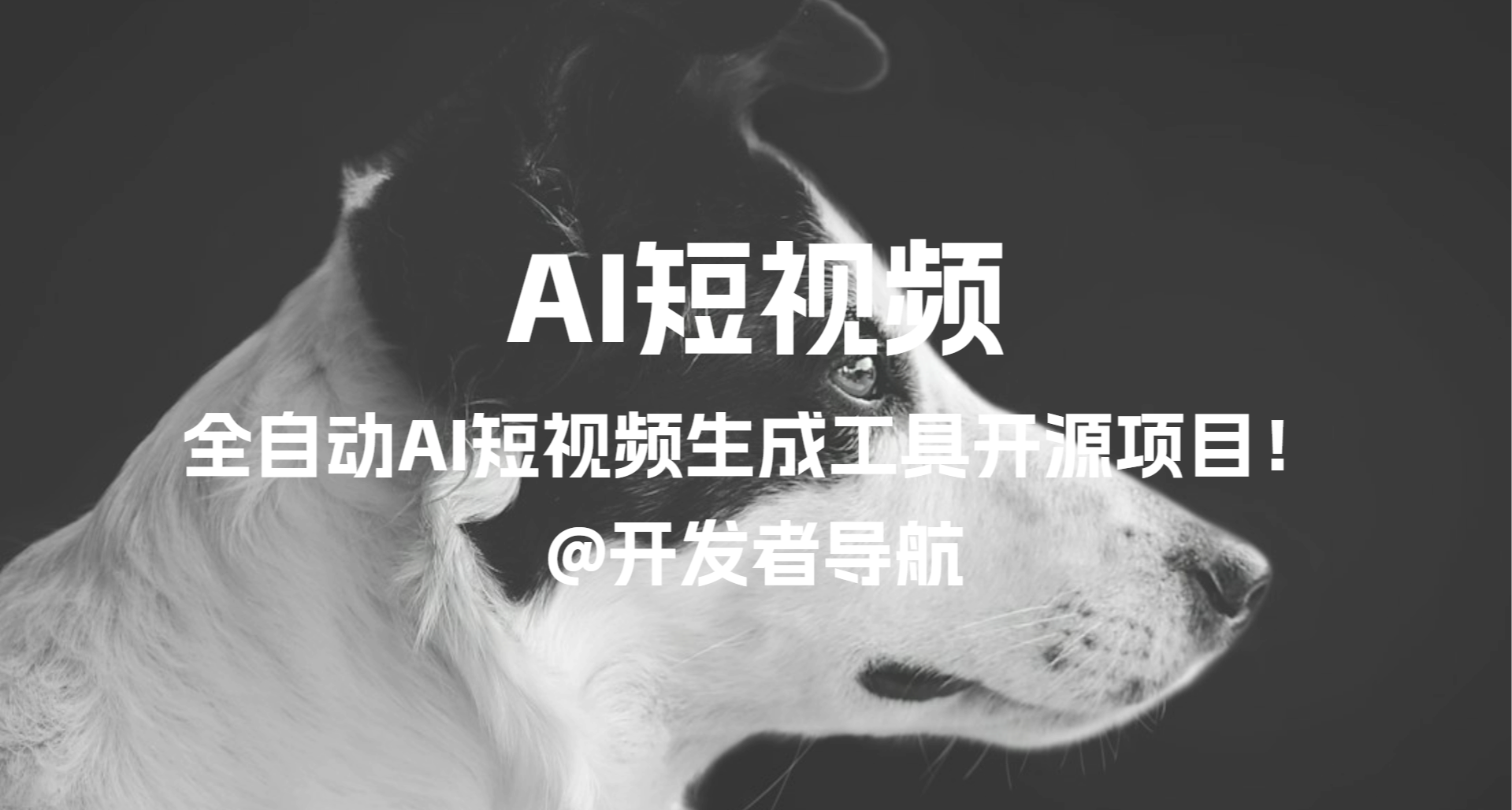 擁有4萬顆星的全自動AI短視頻生成的開源項目！
