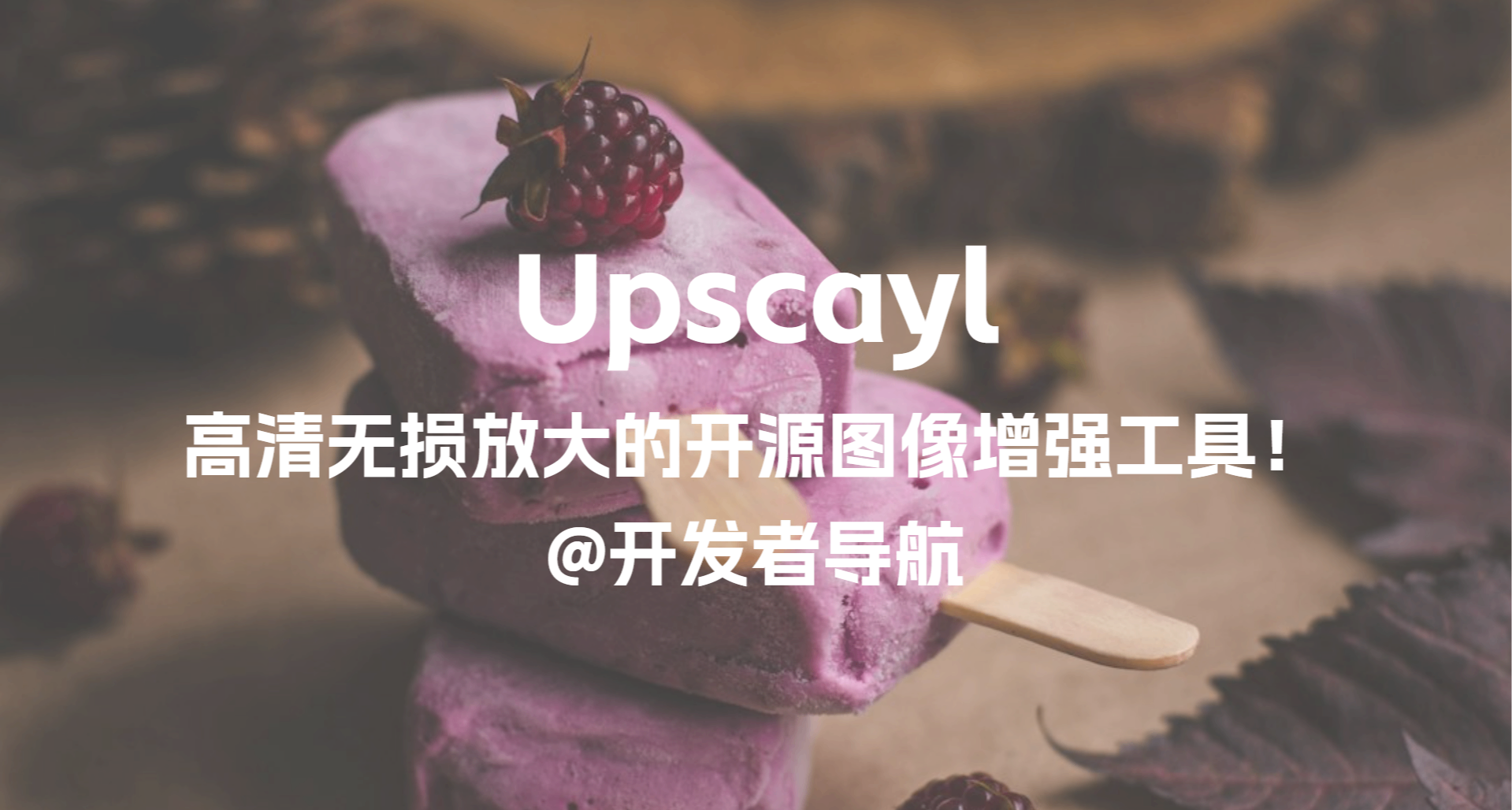 擁有38.4k⭐的高清無損放大開源圖像增強工具！