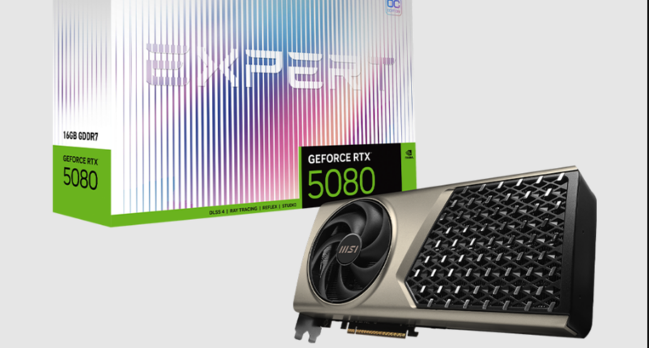 5080再添一员猛将！微星发布GeForce RTX 5080 16G EXPERT大神