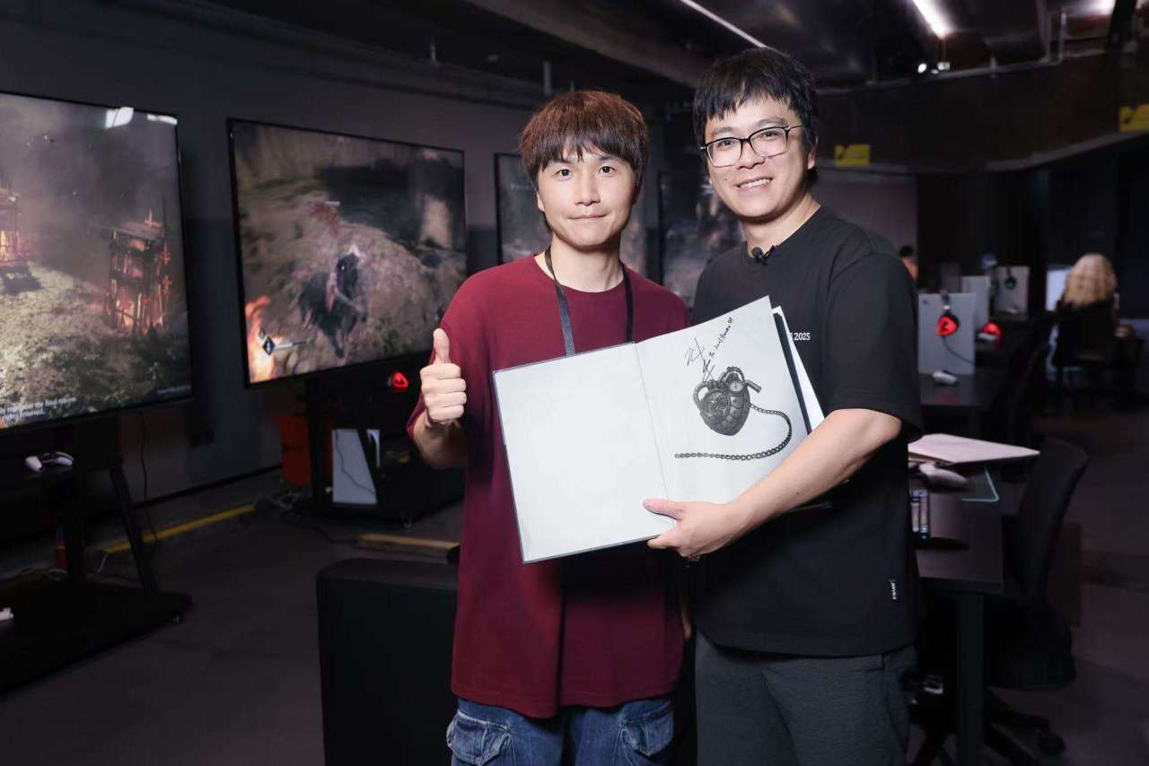 崔智远总监与《影之刃零》制作人的愉快会面！