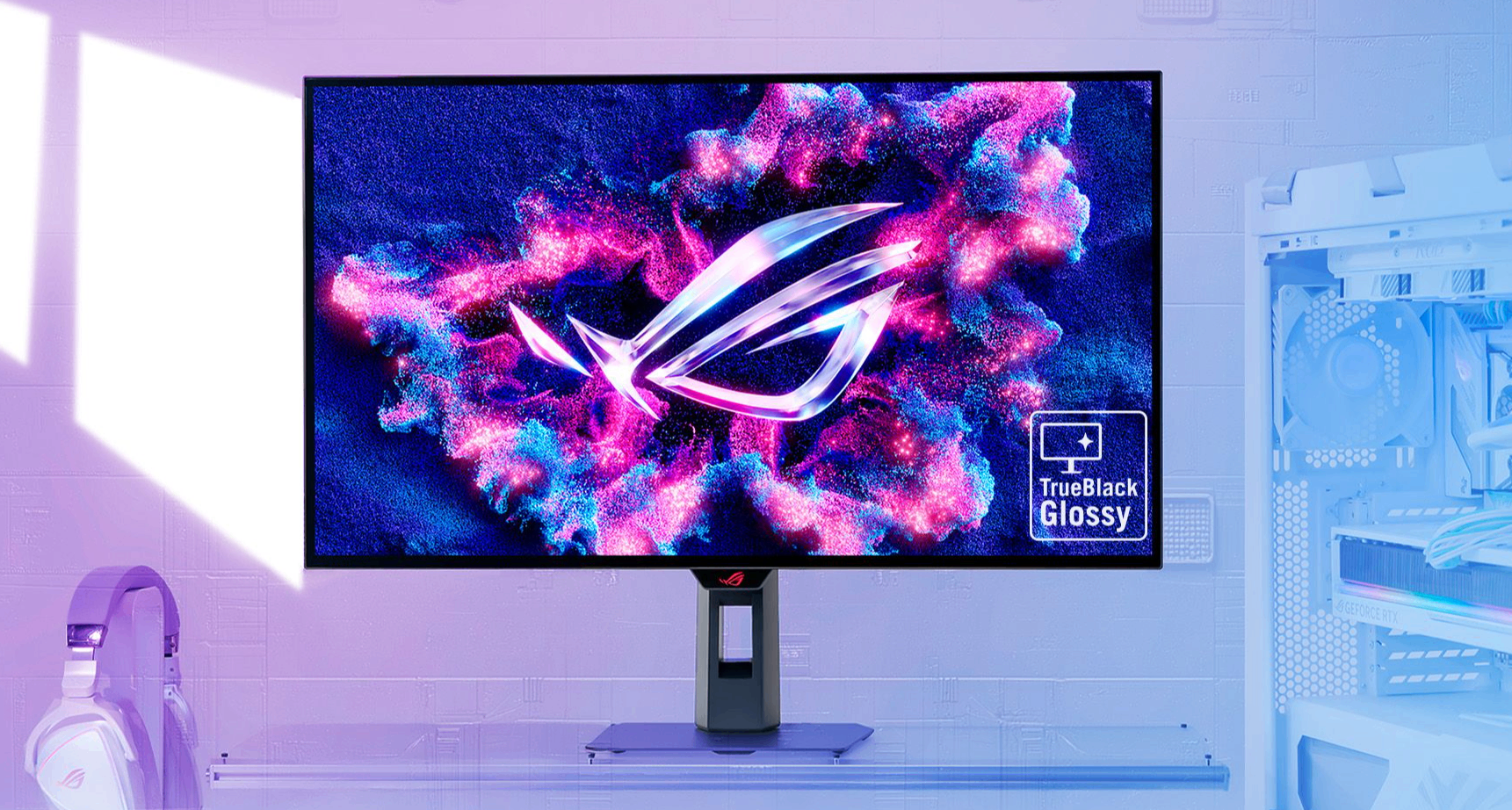 ROG全球首推32寸4K OLED電競屏 240Hz雙模350Hz響應0.03ms