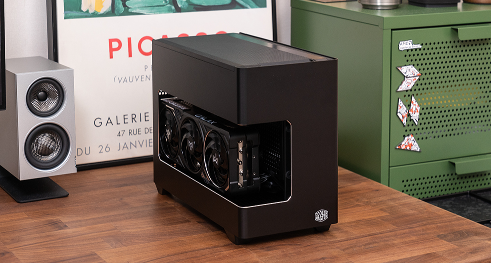 側開窗ITX，酷冷NR200P V3+Ultra5 230F+銘瑄H810itx 裝機展示