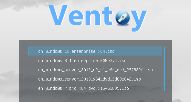 啓動U盤開源工具ventoy更新1.1.07