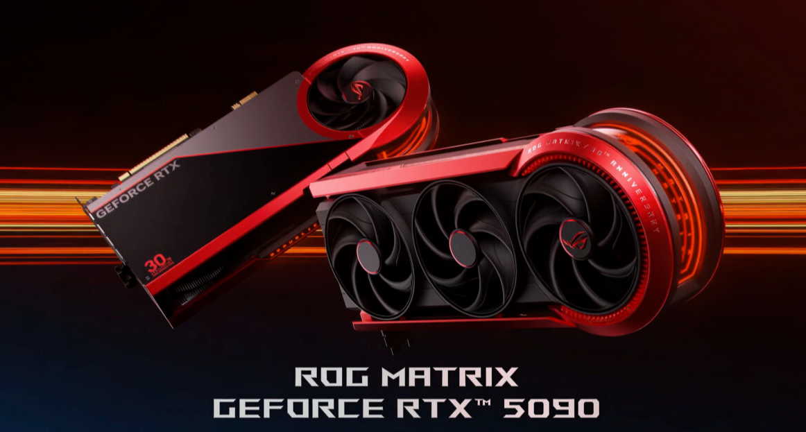 華碩揭曉ROG RTX 5090駭客，四風扇設計800W超大飯量