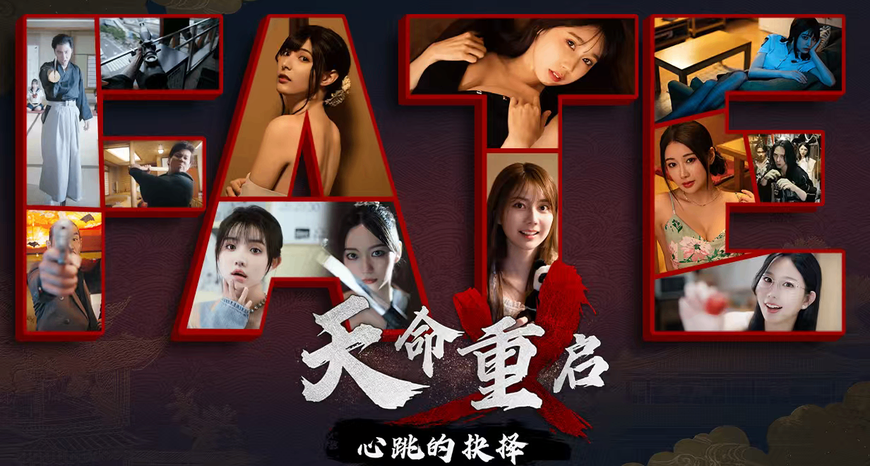 首款极道题材互动影游《天命重启：心跳的抉择》steam商店公布