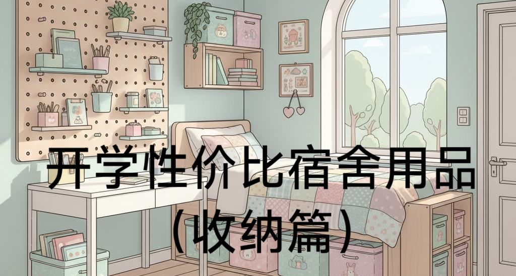 開學性價比宿舍用品（收納篇）