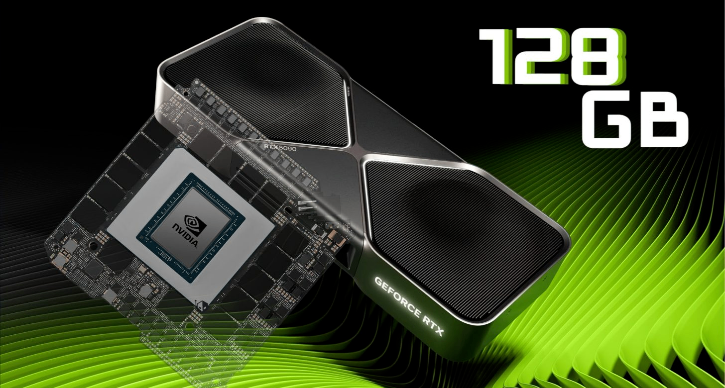 128GB RTX 5090？神祕魔改新卡消息流傳，據稱現貨每件13200美元