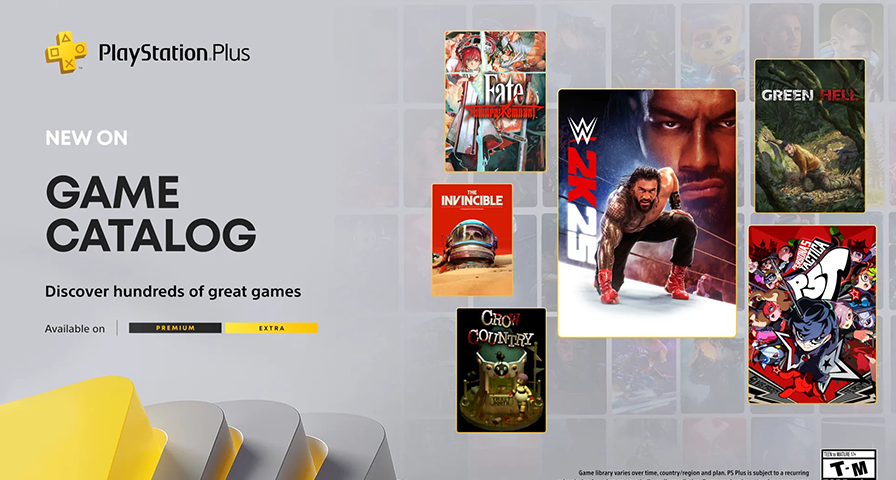 9月PS+二三档新增游戏公布：《WWE 2K25》领衔入库