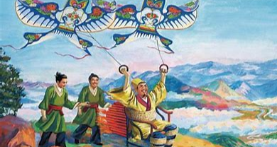 古时有个人想要飞上天，之后载入了航天史