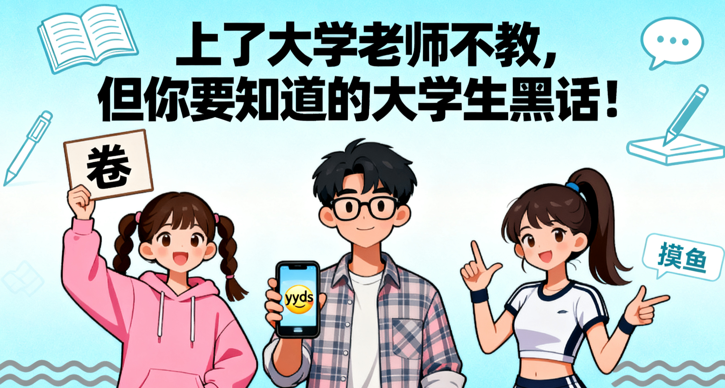 上了大学老师不教，但你要知道的大学生黑话！