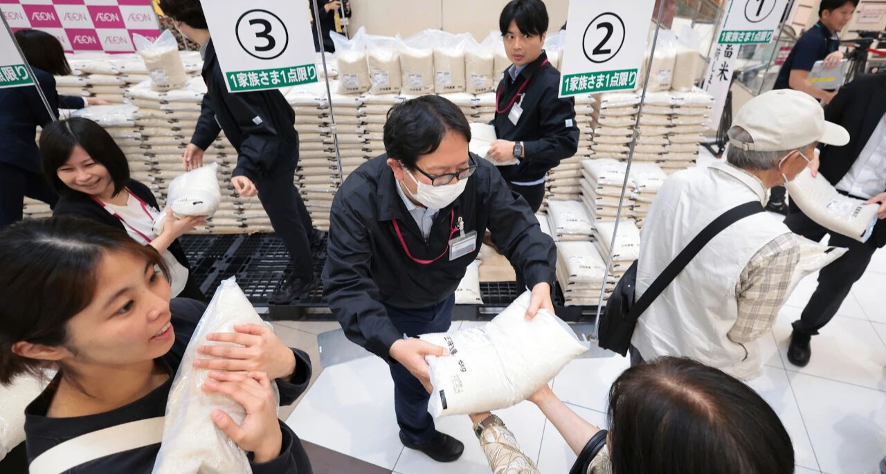 日本大米价三连涨！5公斤破 200 元，接近近历史峰值