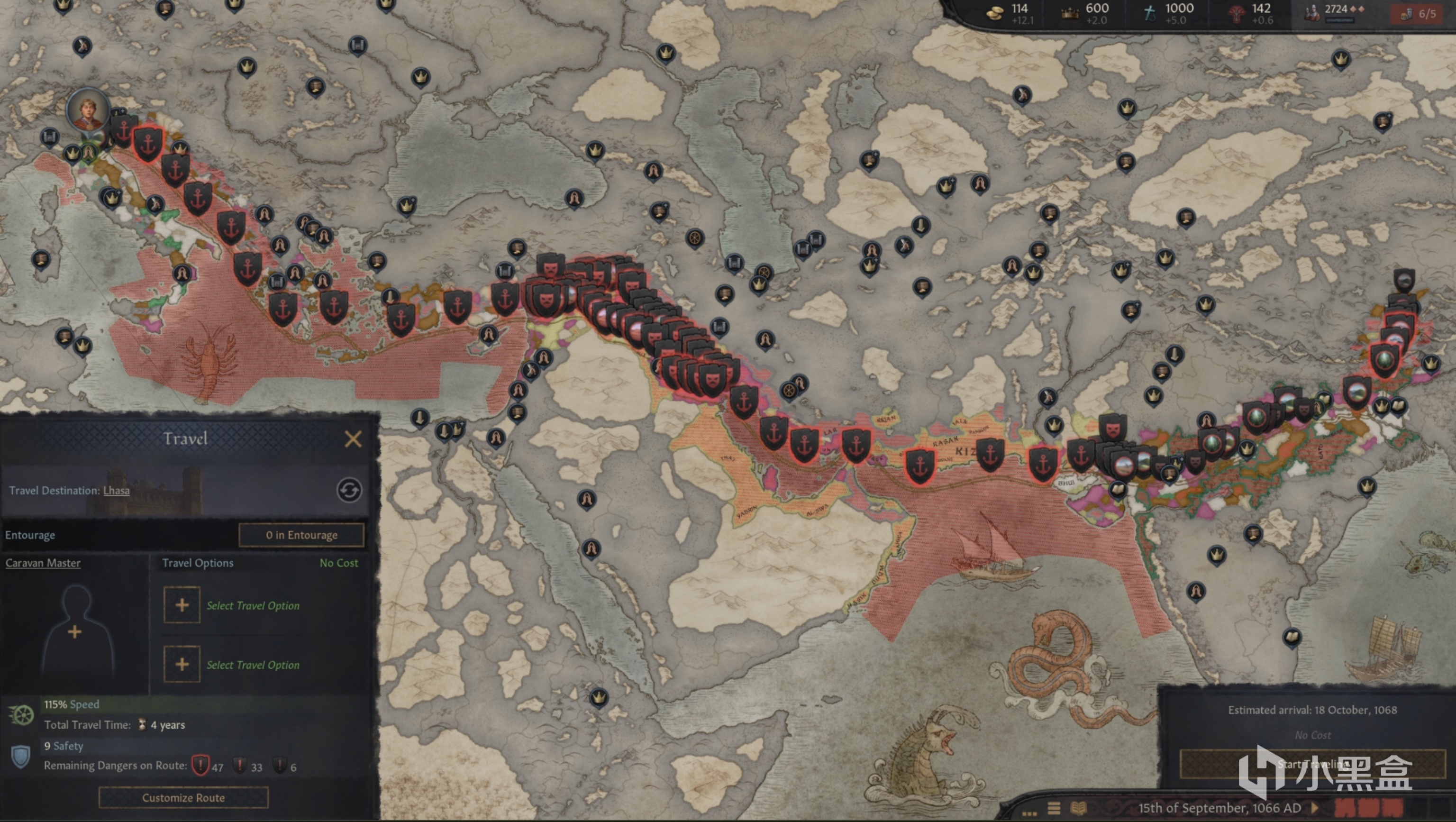 《十字軍之王3》開發日誌184 - 絲綢之路