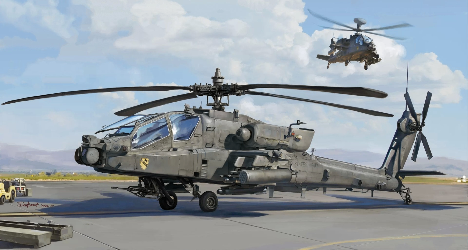 地表最强武直，钢铁洪流的噩梦——AH-64“阿帕奇”