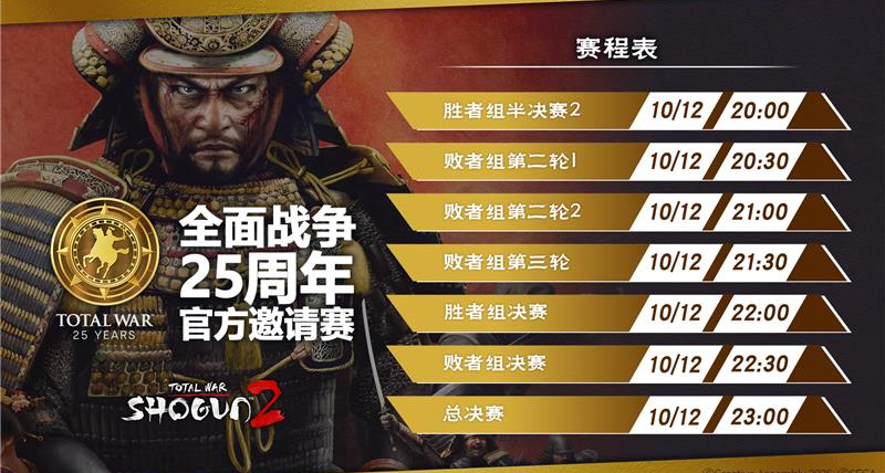 【全面戰爭25週年官方邀請賽】第二場正式開播！