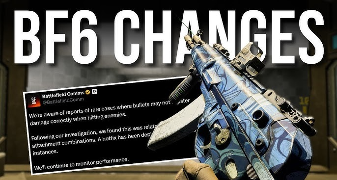 《战地6》热修复解决子弹伤害判定问题以及调整征服模式票数