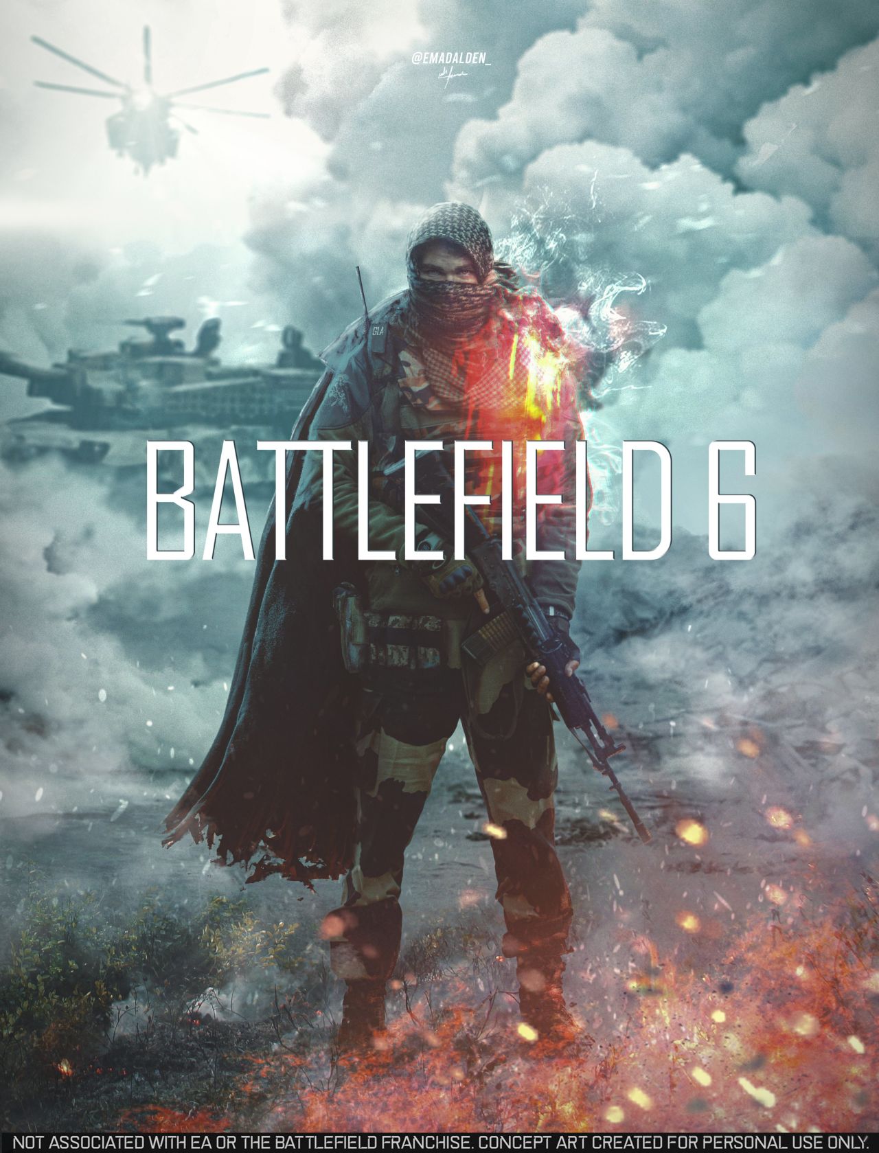 《战地6》概念海报