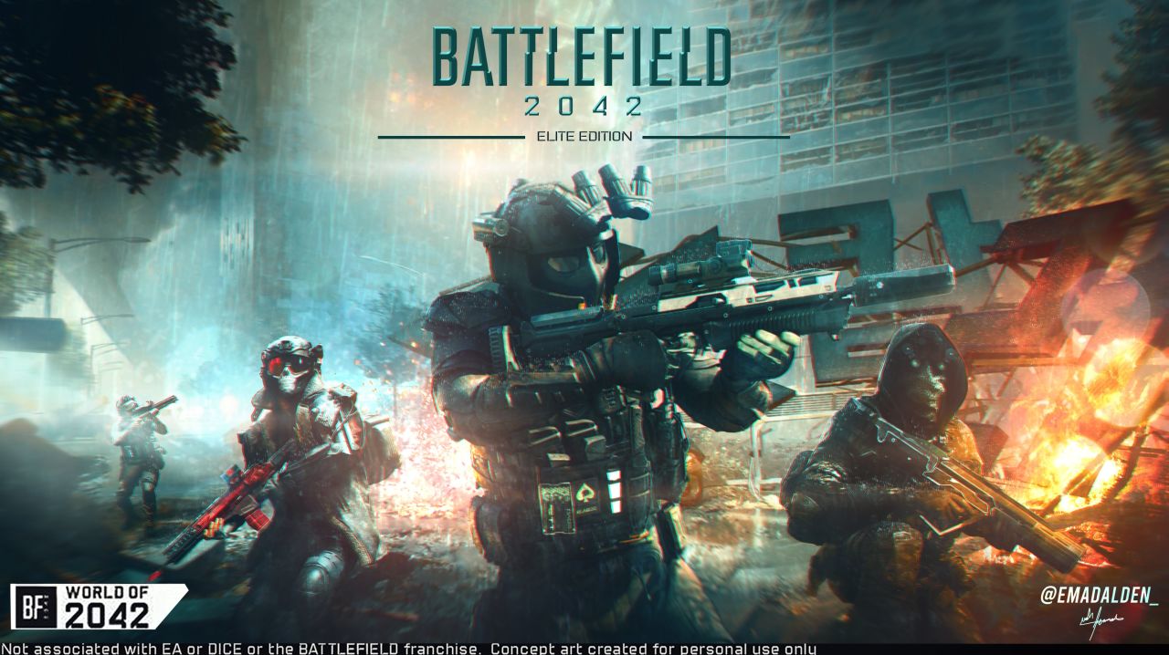 《战地6》概念海报