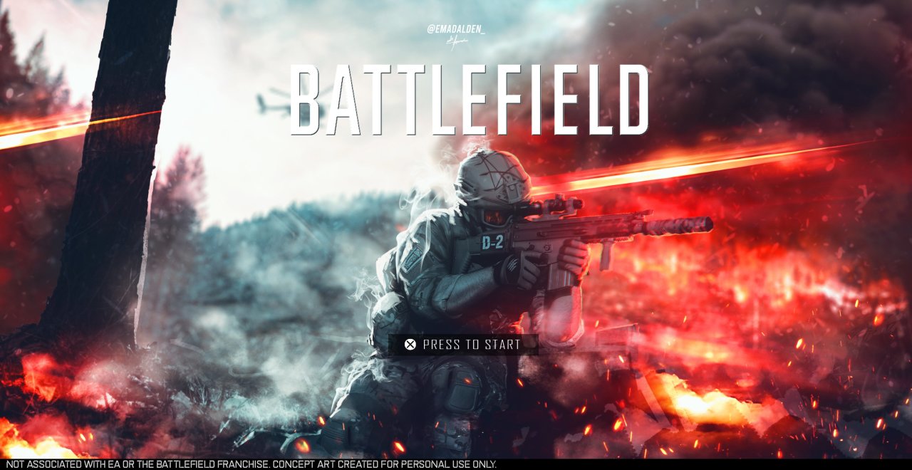 《战地6》概念海报