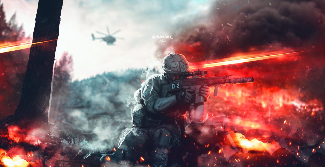 《战地6》概念海报