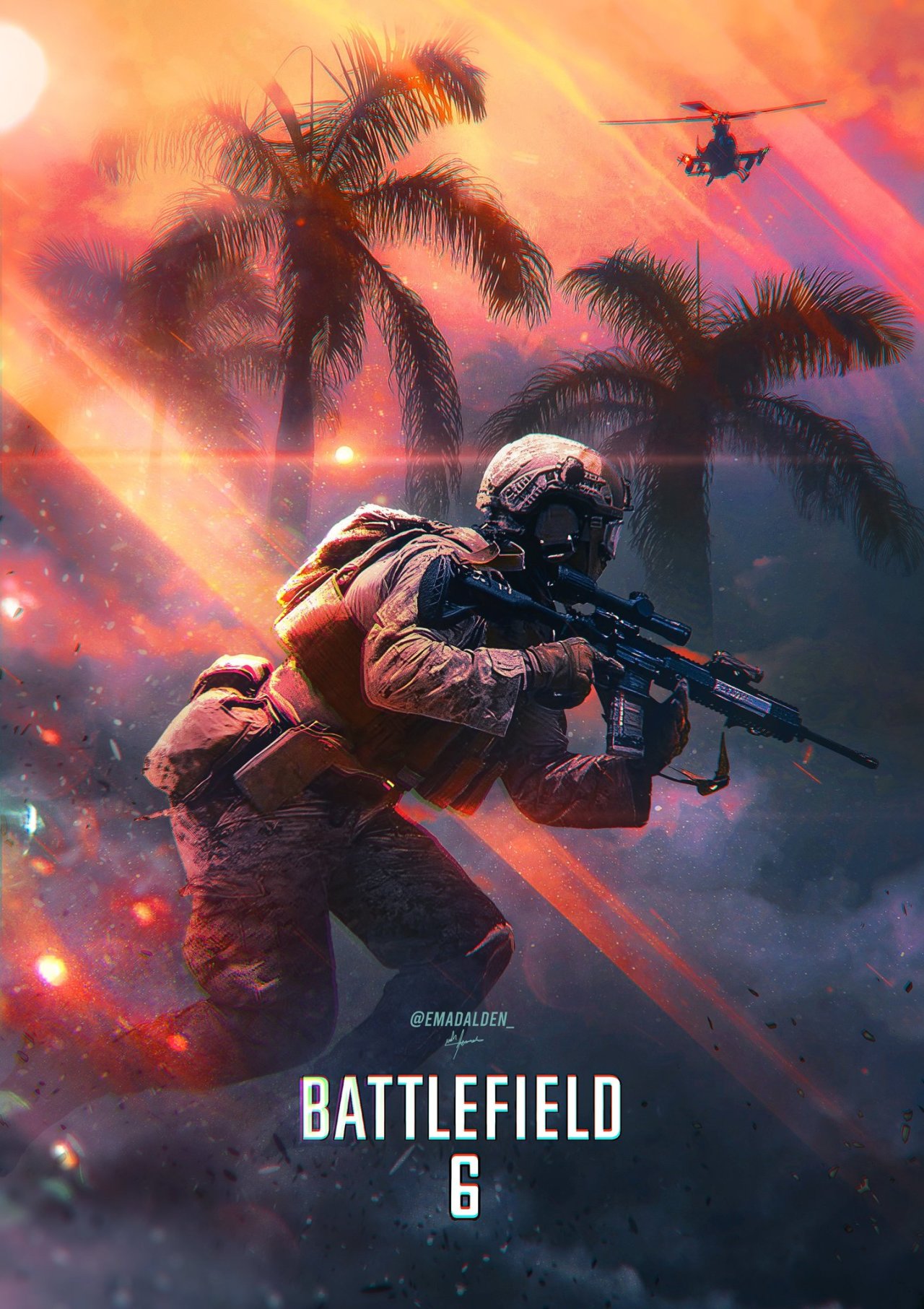 《战地6》概念海报