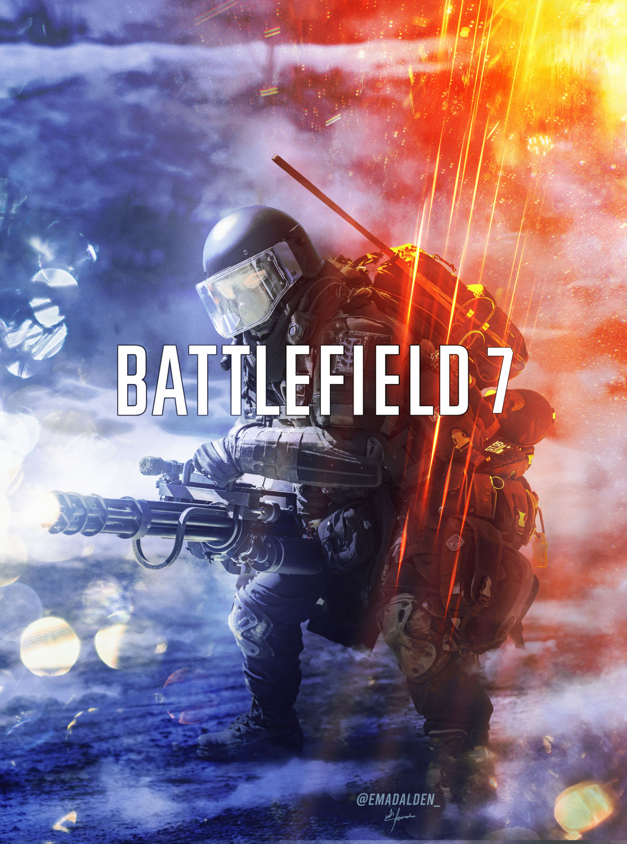 《战地6》概念海报