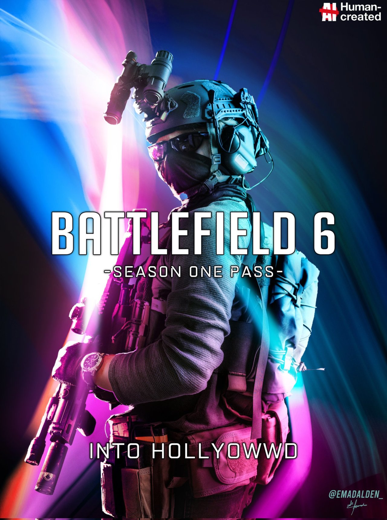 《战地6》概念海报