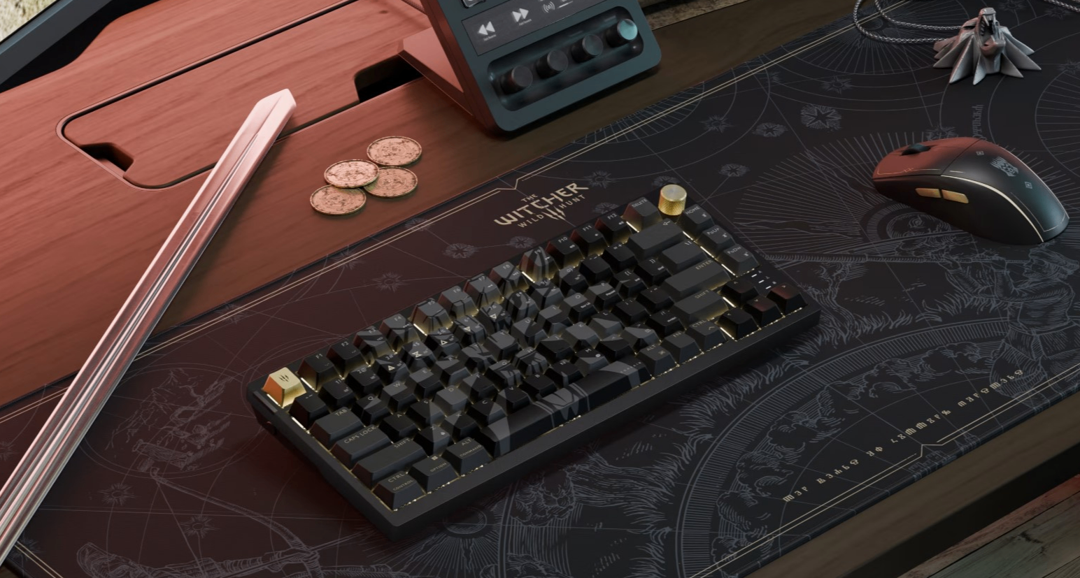 海盜船 ✖ 《巫師3》 十週年紀念聯名 鍵盤、鼠標、鼠標墊公佈