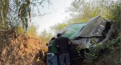 藍戰非非洲遇車禍,劫後餘生報平安:又多活了一天真好!