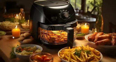 從前，有個人改良了空氣炸鍋