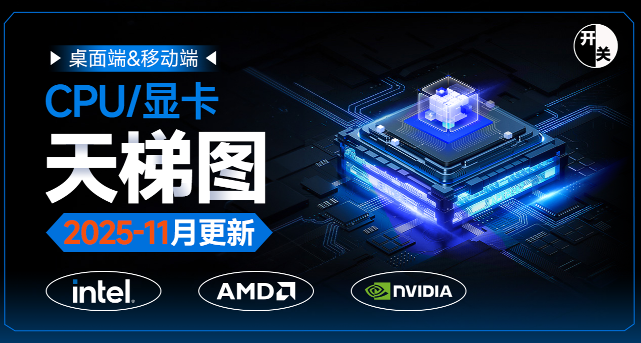 CPU、顯卡天梯圖（2025年11月萌新向分析）