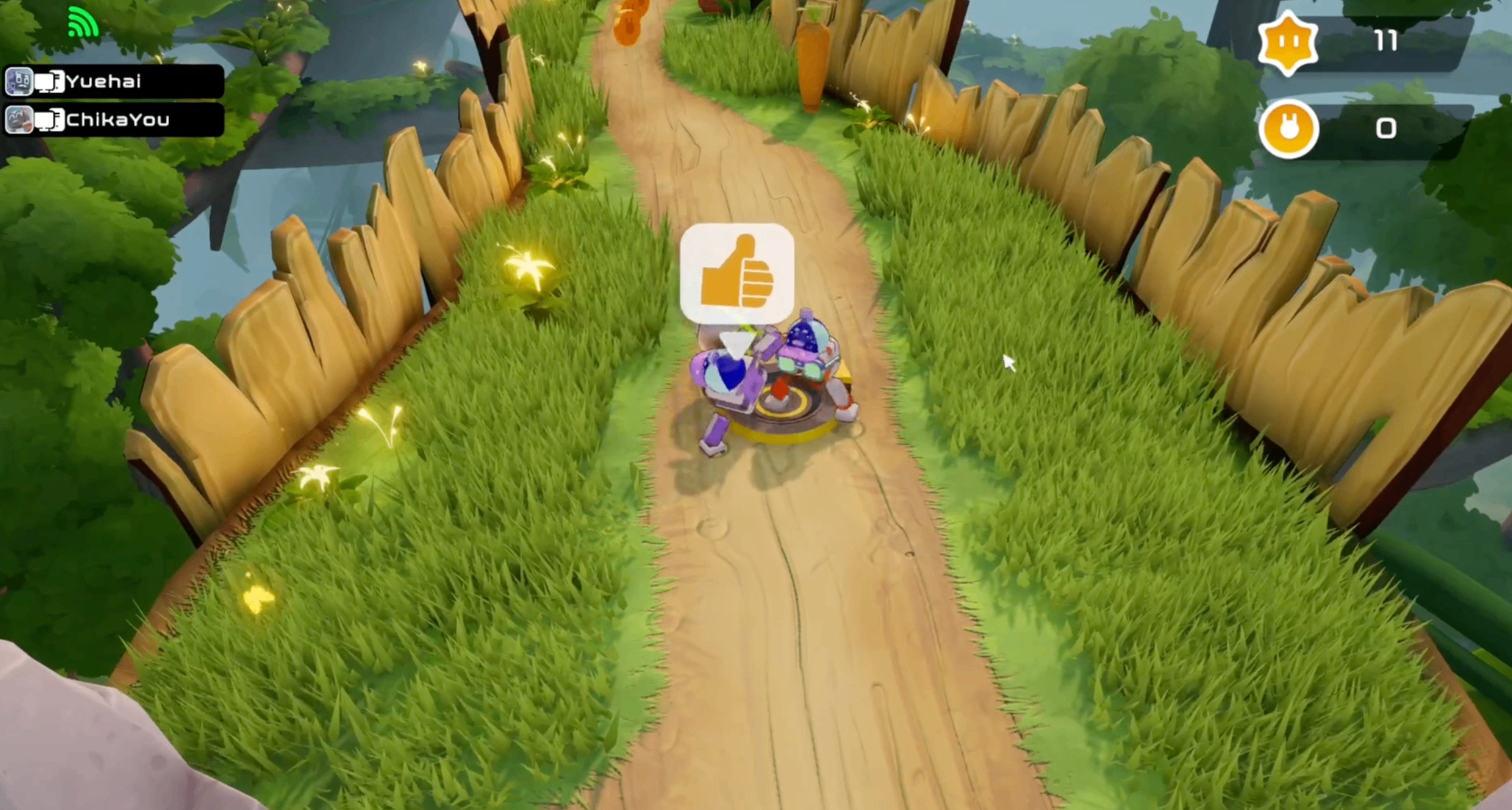 快来围观知只与玩家友善互踹！