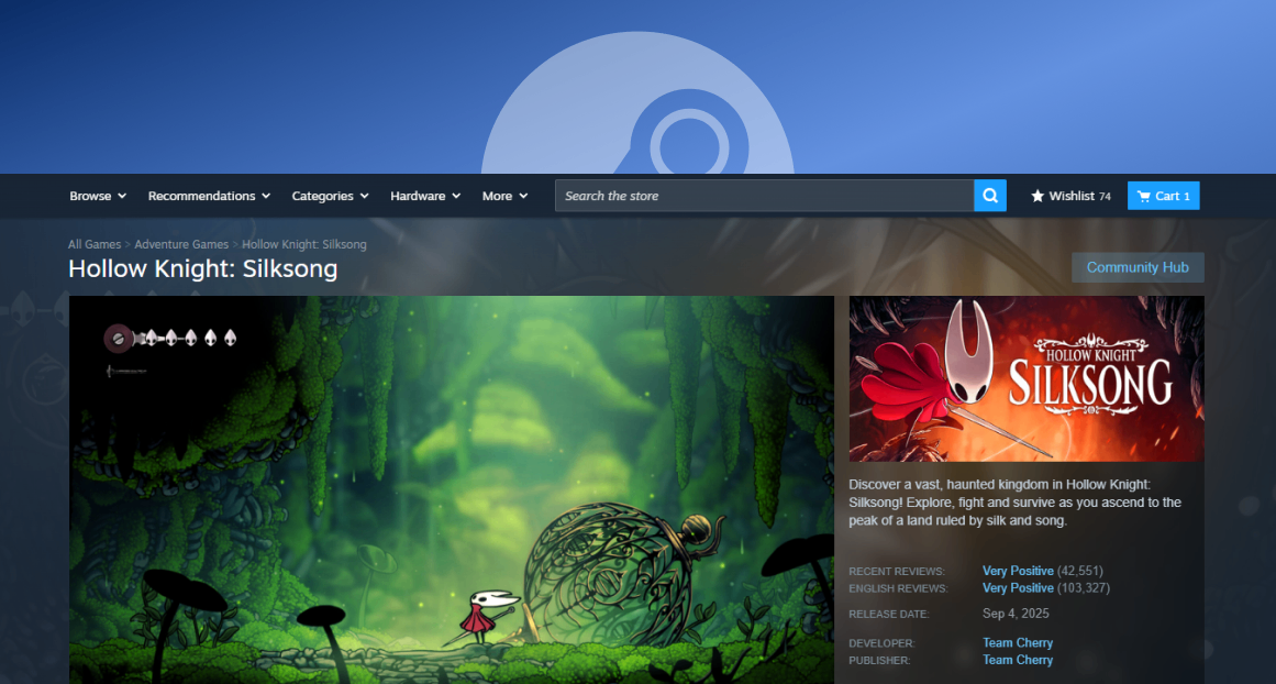 Steam商店頁面加寬更新現已正式推出