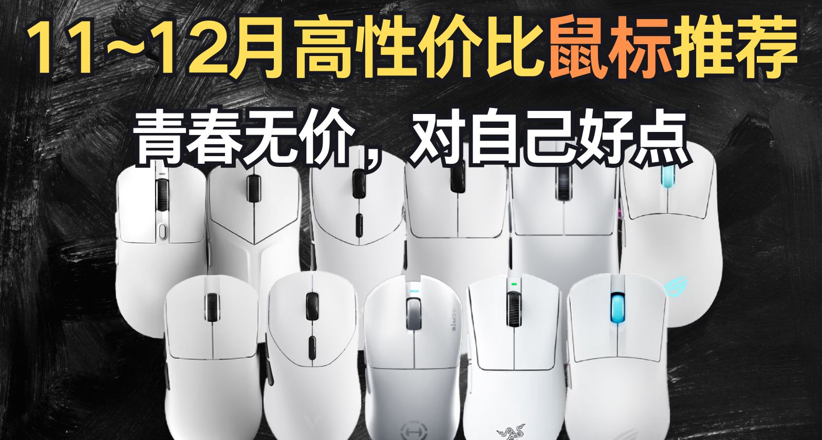 【抄作业】11月~12月 高性价鼠标推荐。青春无价，对自己好点