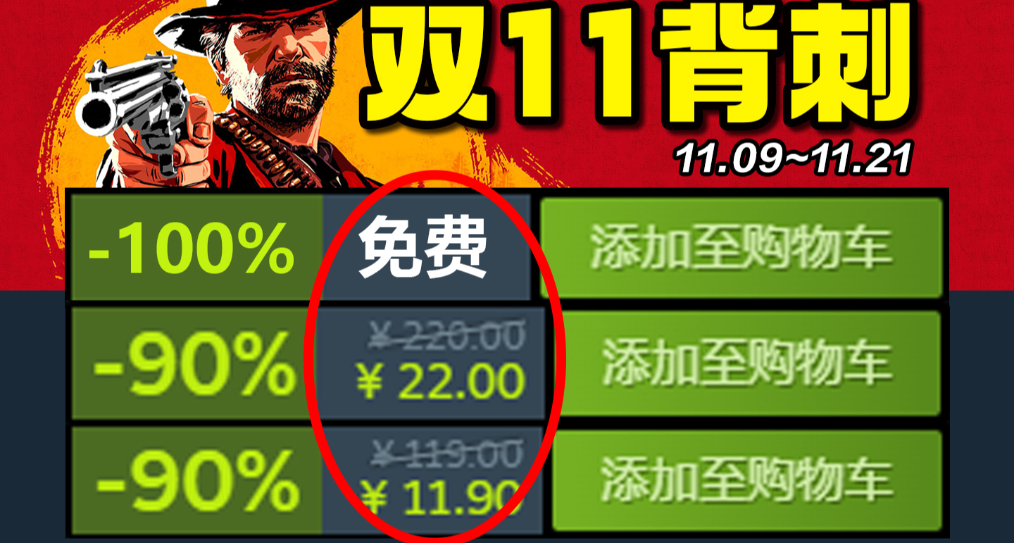 G胖是懂中國節日的！雙11大促！【Steam每週史低遊戲推薦】11.11