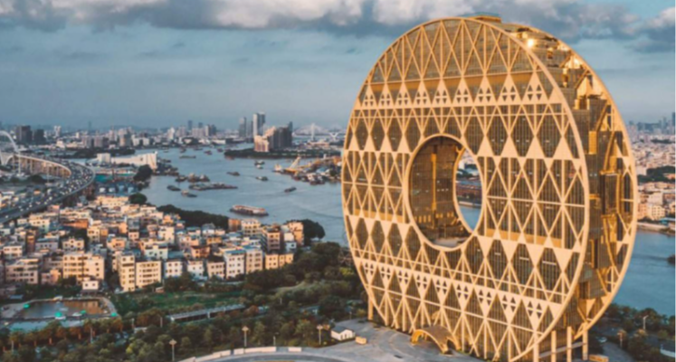 “最醜建築”廣州圓大廈13.6億元上架拍賣，目前無一人報名