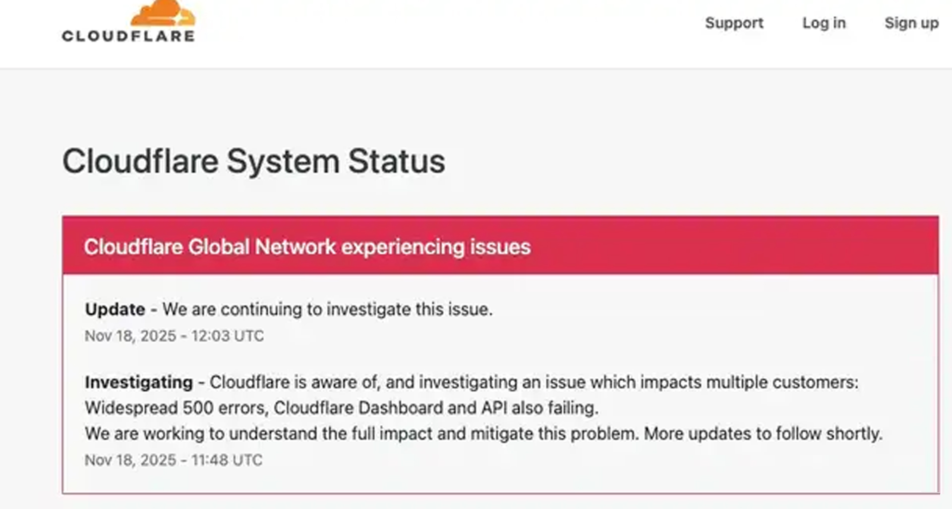 【Cloudflare全球事故】時間線！需要按秒賠付給企業！