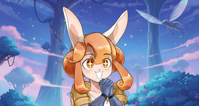 我们的游戏指引小美眉：露娜小姐姐！